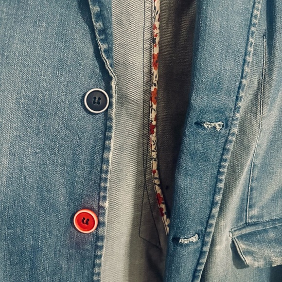 Denim sport coat size 54 - Picture 6 of 6